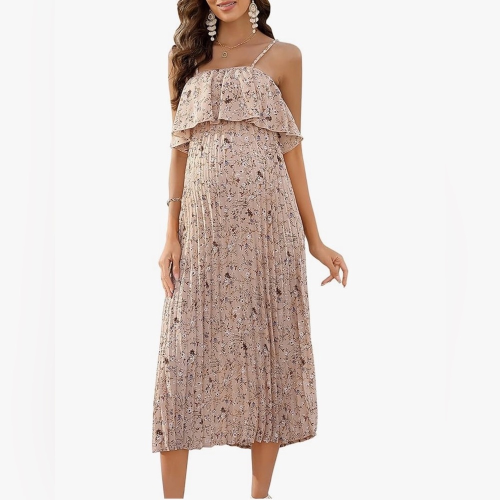 Wildflower light pink Maxi Dress